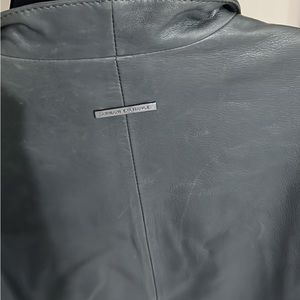 Rand new Armani Geniun Leather grey jacket